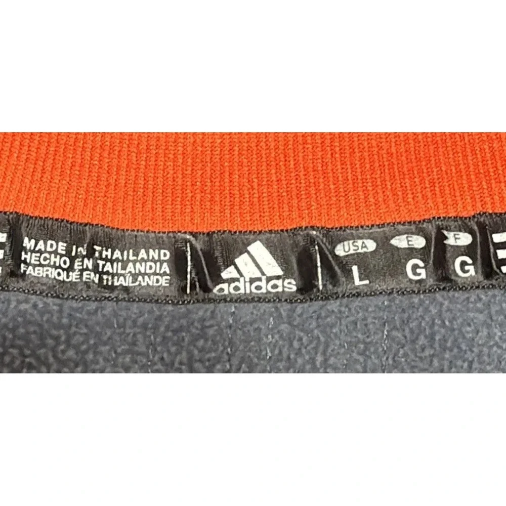 UTSA Roadrunners Adidas Climawarm Pullover Team Issued Sweatshirt. Gray & Orange